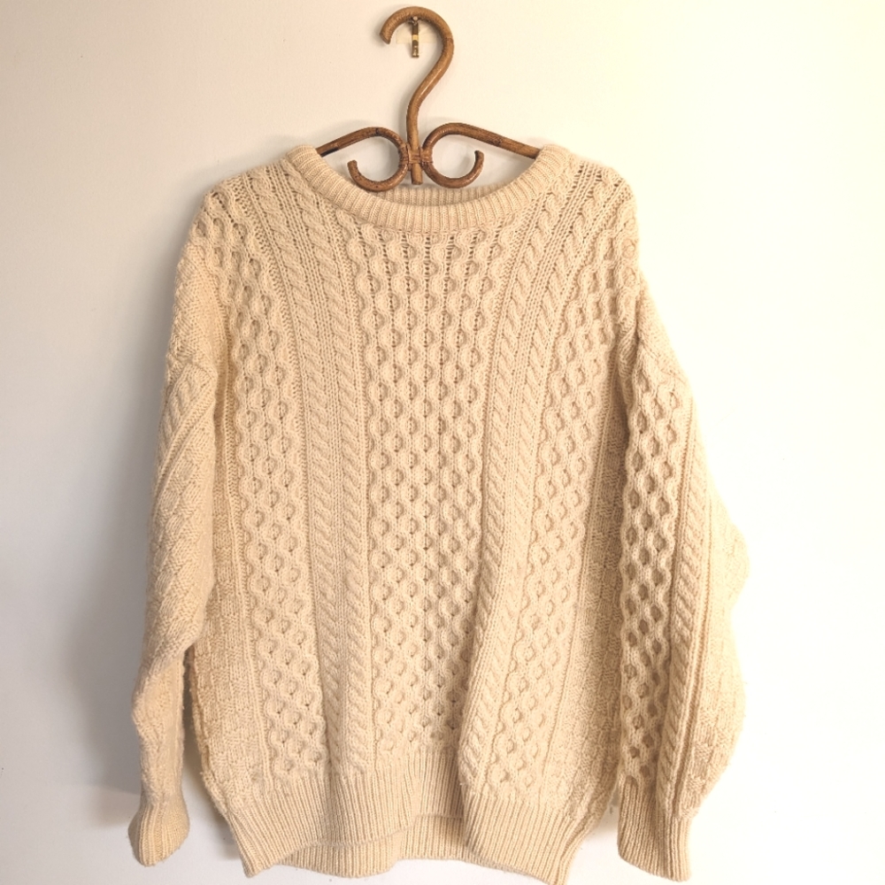 Irish Fisherman's Wool Sweater